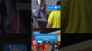 🚨Zé da Melancia é assassinado dentro do comércio em União dos Palmares #BalançoGeralAL