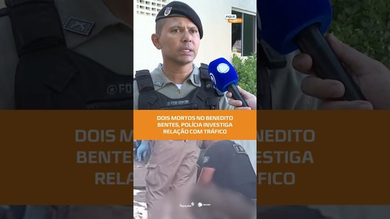 Violência: duplo homicídio pode estar ligado ao tráfico de drogas #FiqueAlerta