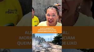 PROBLEMA recorrente: queima de lixo gera transtornos no Trapiche #FiqueAlerta