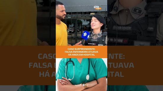 alsa enfermeira é presa após atuar por dois anos em hospital #FiqueAlerta