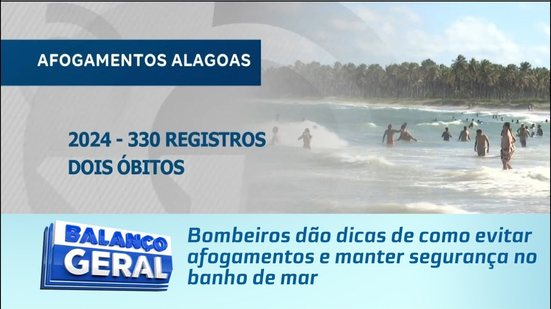 Bombeiros dão dicas de como evitar afogamentos e manter segurança no banho de mar