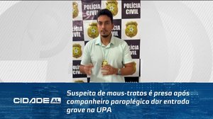 Suspeita de maus-tratos é presa após companheiro paraplégico dar entrada grave na UPA
