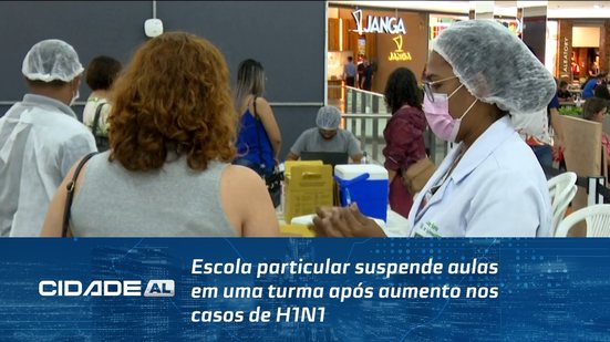 Escola particular suspende aulas em uma turma após aumento nos casos de H1N1