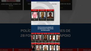 Lista da SSP revela 28 criminosos mais procurados pela polícia em Alagoas #CidadeAL