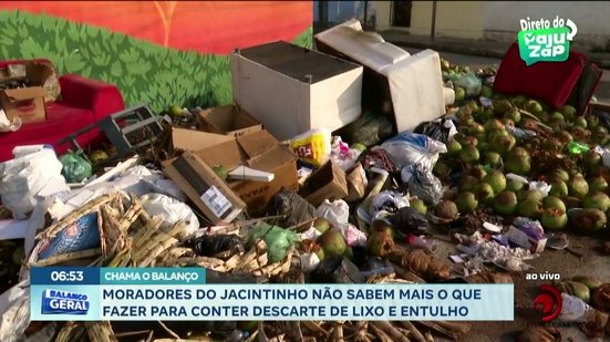 Moradores do Jacintinho não sabem o que fazer para conter descarte de lixo e entulho