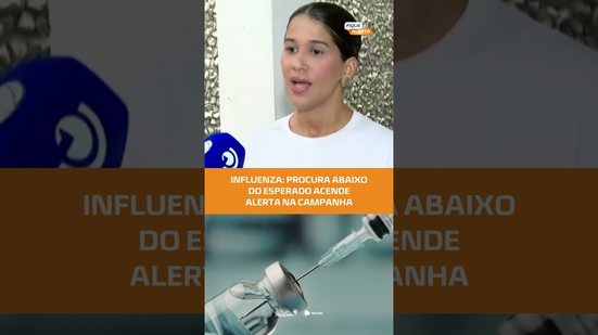 ATENÇÃO: Vacinação contra gripe segue até maio, mas procura é baixa #FiqueAlerta