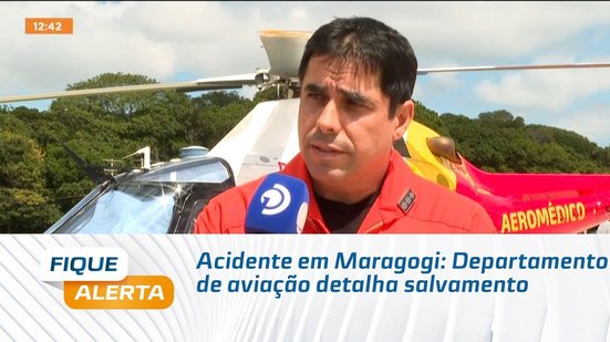Acidente em Maragogi: Departamento de aviação detalha salvamento
