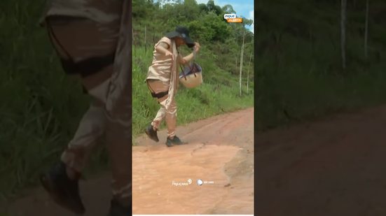 VENTURA SE AVENTURA: Ventura vai sobreviver à trilha? 😂🌿 #FiqueAlerta