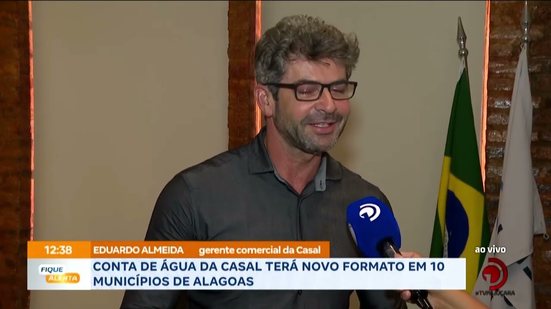 Conta de água da CASAL terá novo formato em 10 municípios de Alagoas