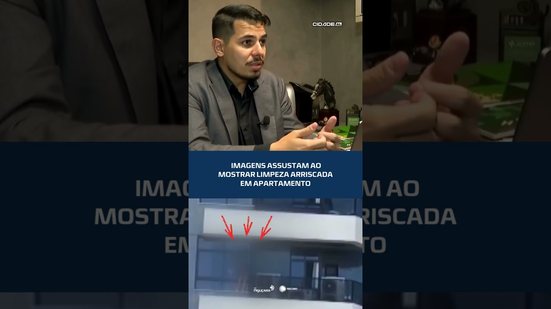 FAXINA PERIGOSA: cena de risco em apartamento repercute nas redes sociais #CidadeAL