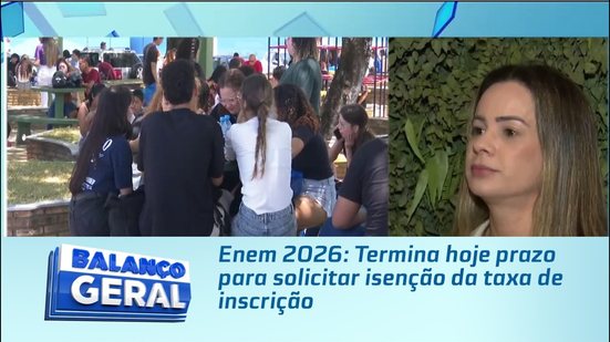 Enem 2026: Termina hoje prazo para solicitar isenção da taxa de inscrição