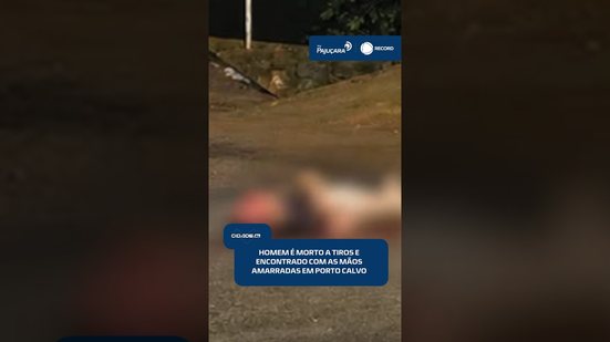 🚔 Vítima é encontrada morta a tiros e com mãos amarradas em Porto Calvo | #CidadeAL