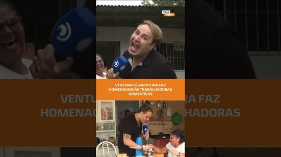 Bruno Ventura virou trabalhador doméstico por um dia... e olha no que deu! | #FiqueAlerta