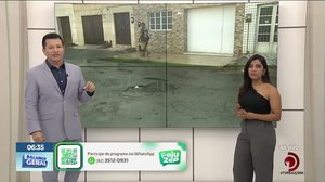 Vazamento na rua do Ceará, no Prado, já dura pelo menos 20 dias; moradores cobram solução