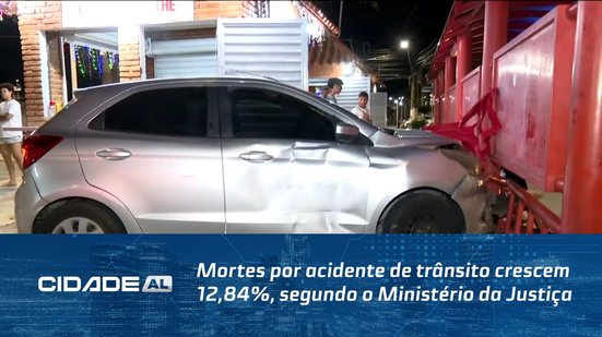 Mortes por acidente de trânsito crescem 12,84%, segundo o Ministério da Justiça