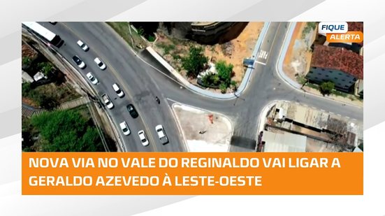 Projeto de urbanização: Prefeitura constrói nova pista de acesso ao vale do Reginaldo