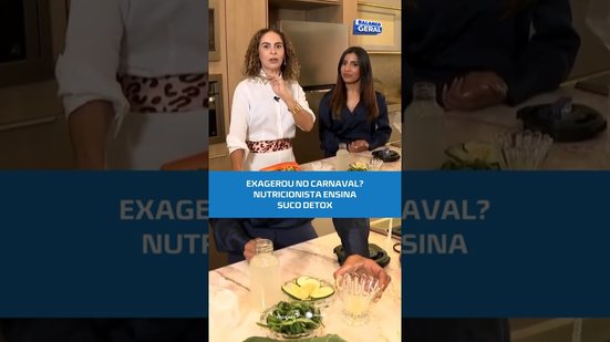 Nutricionista dá dicas para recuperar o corpo após o Carnaval #BalançoGeralAL