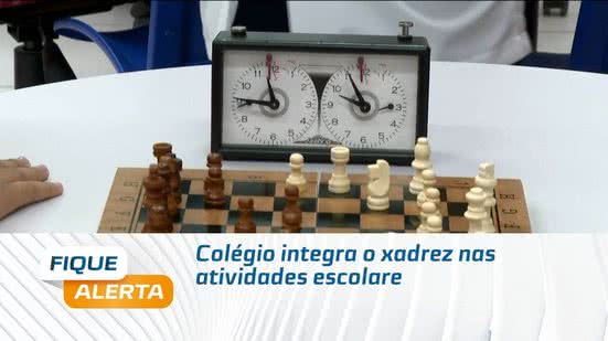 Colégio integra o xadrez nas atividades escolares