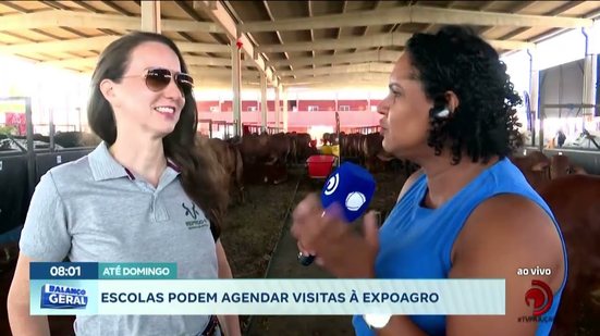 Escolas podem agendar visitas à expoagro