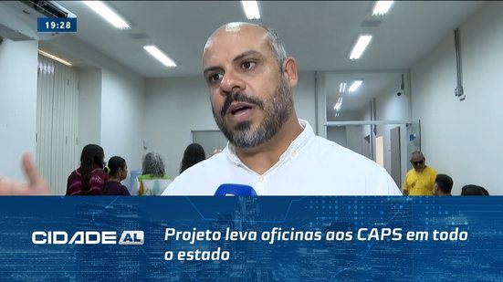 Projeto leva oficinas aos CAPS em todo o estado
