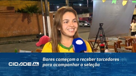 Bares começam a receber torcedores para acompanhar a seleção
