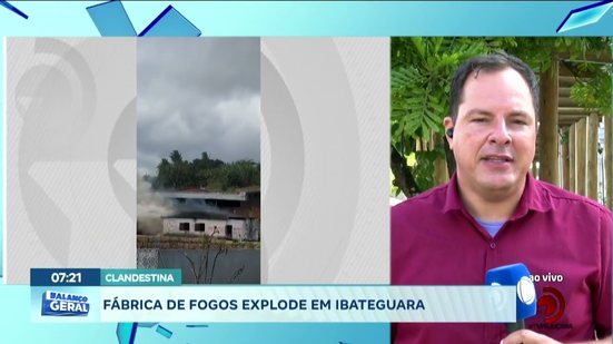 Clandestina: Fábrica de fogos explode em Ibateguara