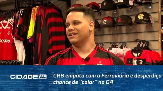 Futebol: CRB empata com a Ferroviária e desperdiça chance de ''colar'' no G4