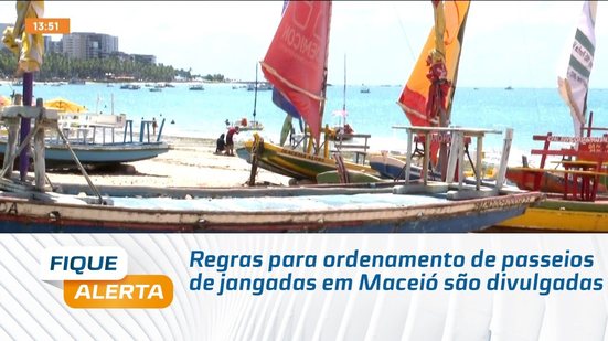Regras para ordenamento de passeios de jangadas em Maceió são divulgadas