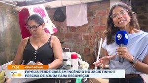 Família perde casa em incêndio no Jacintinho e precisa de ajuda para recomeçar