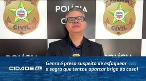 Genro é preso suspeito de esfaquear a sogra que tentou apartar briga do casal