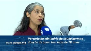 Portaria do ministério da saúde permite doação de quem tem mais de 70 anos