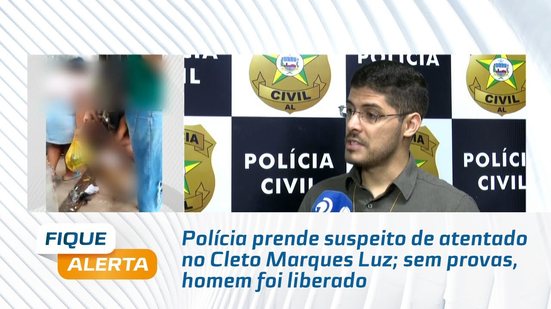 Polícia prende suspeito de atentado no Cleto Marques Luz; sem provas, homem foi liberado