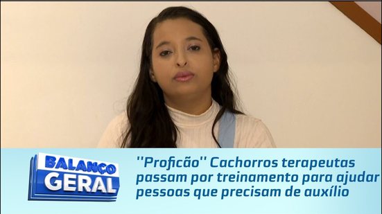 ''Proficão'' Cachorros terapeutas passam por treinamento para ajudar pessoas que precisam de auxílio