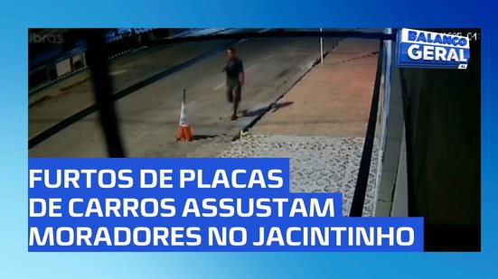 Sem sossego: Furtos de placas de carros preocupam moradores do Jacintinho