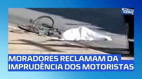 Ciclista morre atropelada por carreta no Eustáquio Gomes