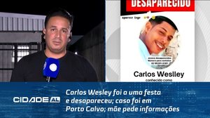 Carlos Wesley foi a uma festa e desapareceu; caso foi em Porto Calvo; mãe pede informações