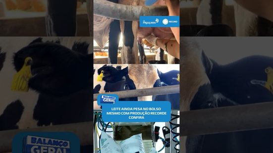 💸Pesa no bolso: mesmo com produção recorde, leite continua caro #BalançoGeralAL