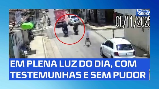 Câmera de segurança flagra tentativa de homicídio na Cidade Universitária