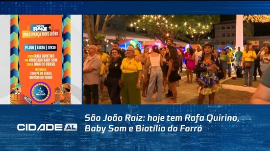 São João Raiz: hoje tem Rafa Quirino, Baby Som e Biotílio do Forró
