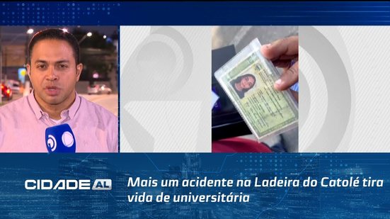 Mais um acidente na Ladeira do Catolé tira vida de universitária; 3 vítimas