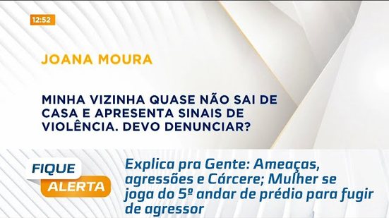 Ameaças, agressões e Cárcere; Mulher se joga do 5º andar de prédio para fugir de agressor