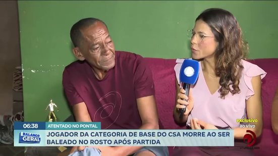 Jogador da base do CSA morre aos 15 anos após ser baleado no rosto