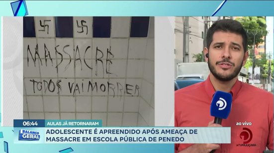 Adolescente é apreendido após ameaça de massacre em escola pública de Penedo