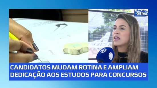 📚 Candidatos intensificam rotina de estudos em busca de aprovação em concursos