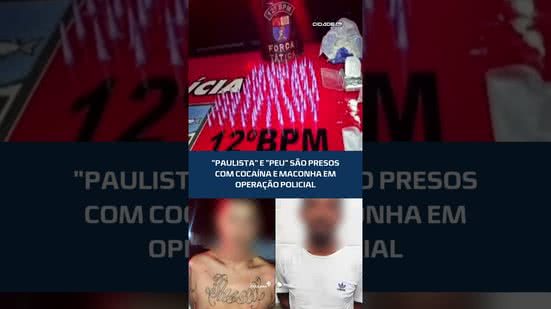 #CidadeAL | Suspeitos de tráfico são capturados com drogas em ação policial