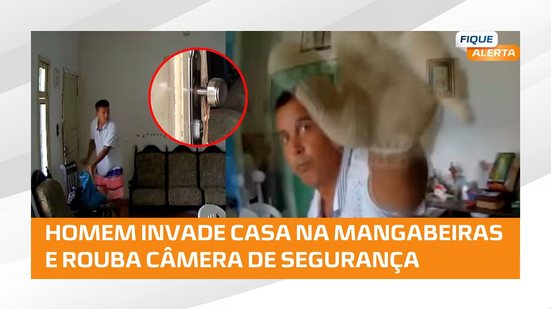 Ladrão invade casa durante o carnaval e furta até câmera de segurança