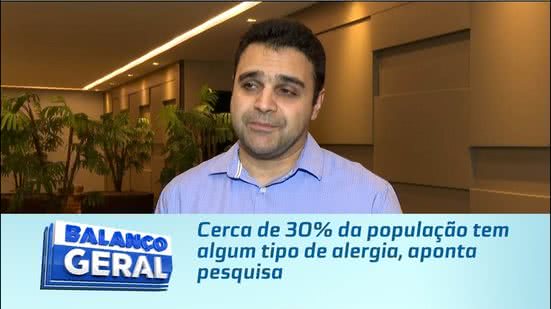 Cerca de 30% da população tem algum tipo de alergia, aponta pesquisa