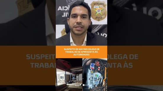 Suspeito de homicídio contra colega de trabalho se entrega e é ouvido #FiqueAlerta