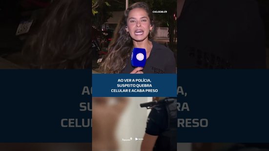 Tentou destruir provas? Suspeito quebra celular e é preso #CidadeAL