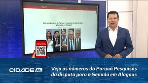 Eleições 2026: Veja os números do Paraná Pesquisas da disputa para o Senado em Alagoas